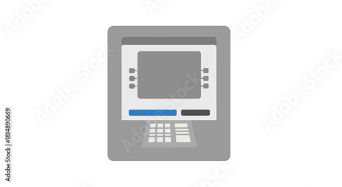 Gray ATM illustration