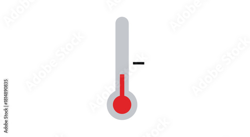Thermometer showing a normal reading