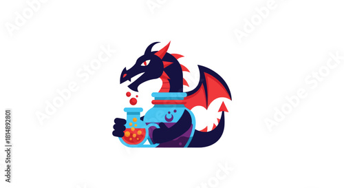 Dragon mixing potion