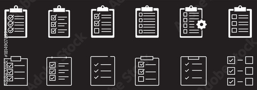 
 Save to Library
 Download Preview
 Preview Crop
 Find Similar
 
File #:  1743981977
Set of hand drawn document icons representing tasks forms reports and checklists vector