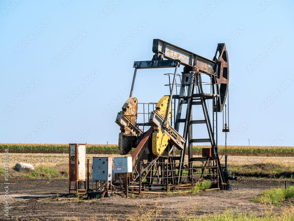 Obraz premium Oil pump jack