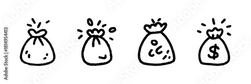 Padlock Icons Line Set In Doodle Style. Security, Privacy, And Access Control Outline Sketch Collection. Cybersecurity And Data Protection Symbols. Hand Drawn Isolated Vector Illustration