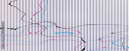 Digital effects. Multicolor abstract background. Colorful pattern. Creative graphic design for poster, brochure, flyer and card. Unique wallpaper. Backdrop for web, fabric and notepad cover.