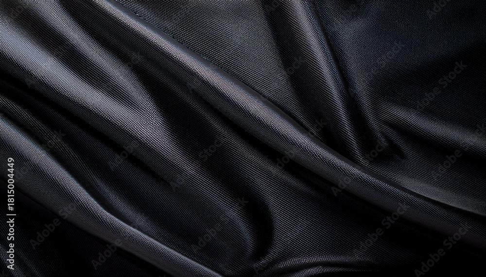 Obraz premium Black Textured Backgrounds Shining Evening Fabric