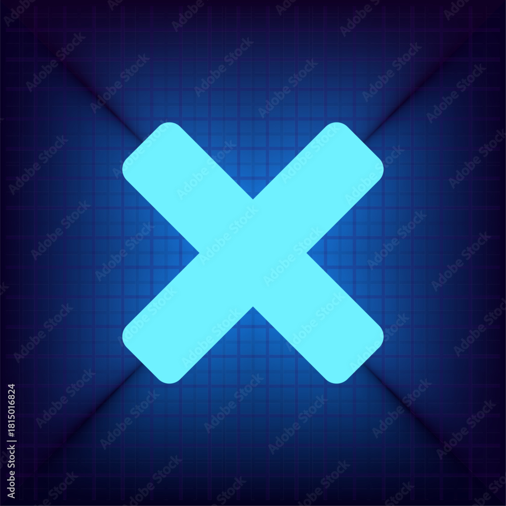 Obraz premium Vector illustration on a blue background