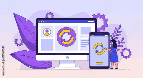 Data Synchronization Across Devices - Desktop and Mobile Integration.