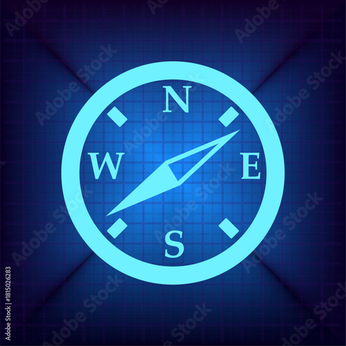 Vector illustration on a blue background