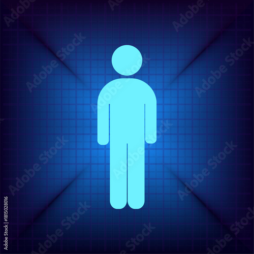 Vector illustration on a blue background