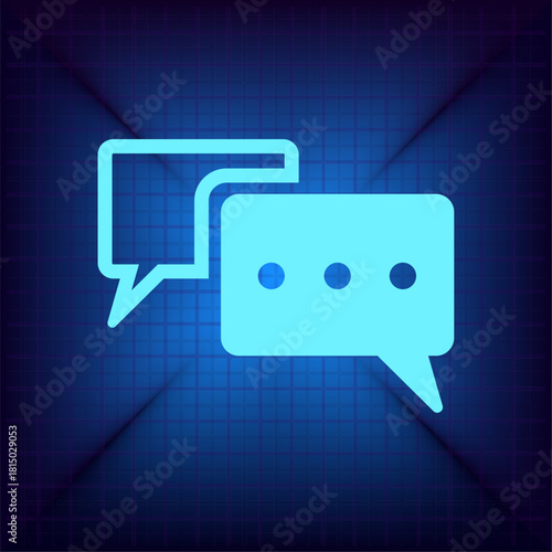 Vector illustration on a blue background