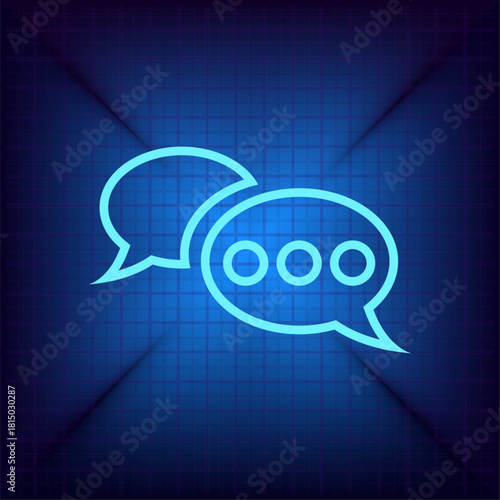 Vector illustration on a blue background