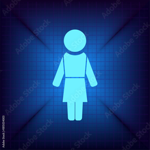 Vector illustration on a blue background