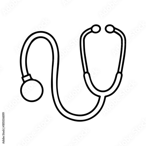 Stethoscope Line Icon