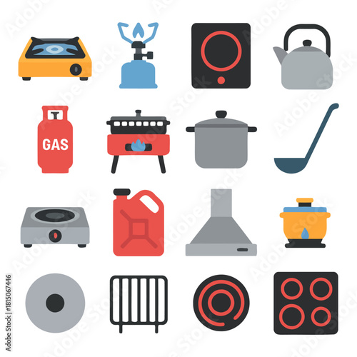 Kitchen Appliances: A curated collection of essential kitchen appliances and cooking tools, offering a glimpse into the art of culinary creation and home cooking. 