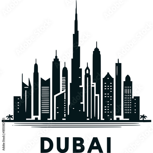 Dubai Icon Vector