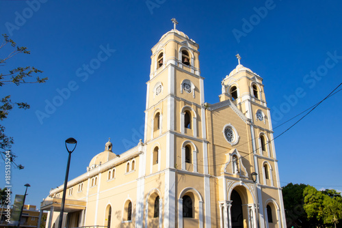 San Francisco de Asis Cathedral located in Santander Square in the city of Sincelejo