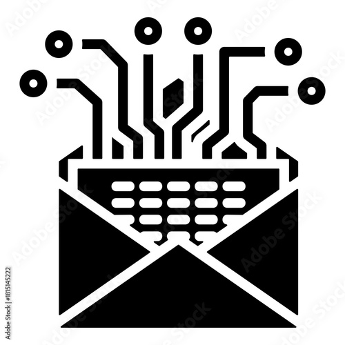 Electronic Mail  Icon Element For Design
