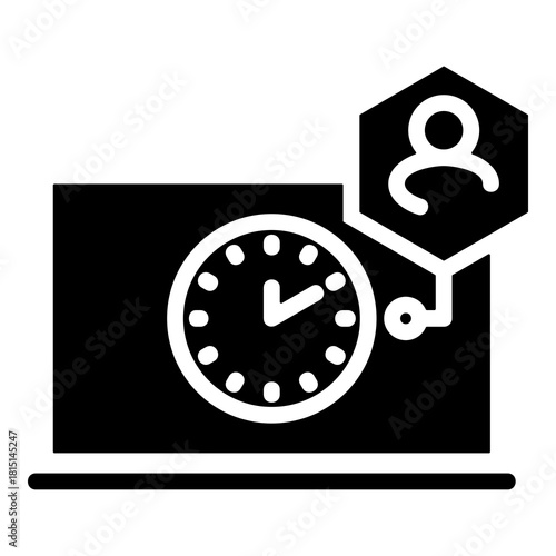24 Hours Support  Icon Element For Design