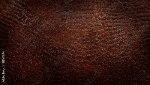 Dark Brown Grunge Background From Distress Leather Texture