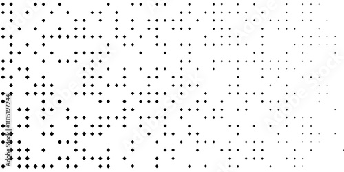 Dot pattern seamless background. Polka dot pattern template Monochrome dotted texture
