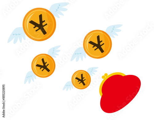 お金のイラスト　コイン　日本円