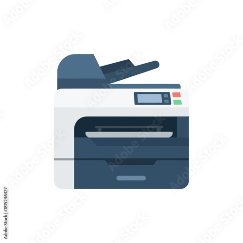 Modern Office Printer Icon Efficient Document Management and Printing Solutions