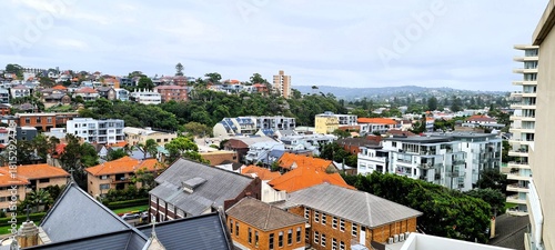 Obraz na płótnie Medium density residential buildings in suburbs of Sydney