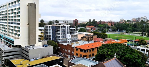 Quadro em tela Medium density residential buildings in suburbs of Sydney