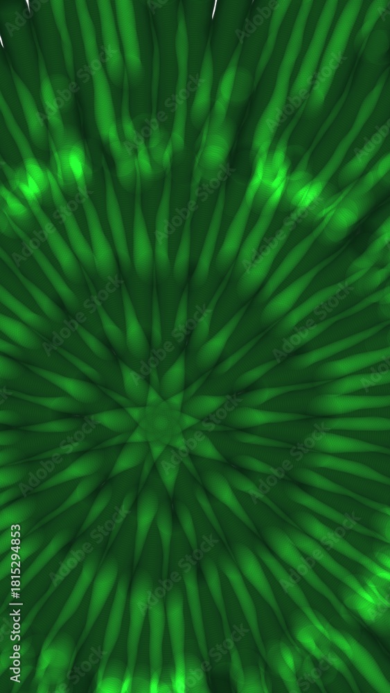 Obraz premium Deep Green Abstract Woven Floral or Natural Pattern