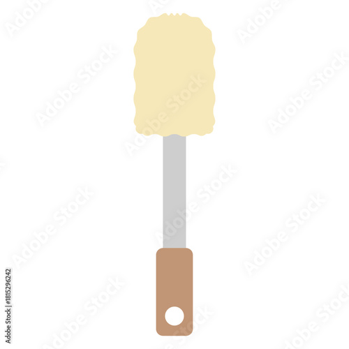 화장실 변기솔 일러스트