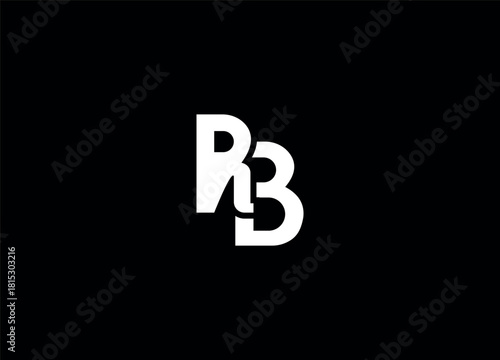 RB creative abstract logo design and initial logo