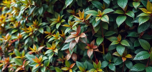 Lush green foliage backdrop, vibrant leaves and stems, photography, plantlife