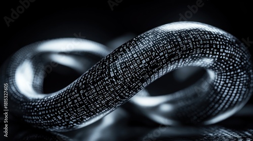 Abstract Digital Infinity Loop