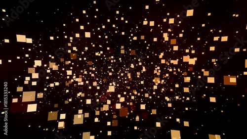 Particles, 4K, Gradation, Special Effects, Animation, Background, Materials, Nature, Motion, Simple, Effects, Fantastical, Video Footage, Gold, Game, Loading, Dots, Luxurious, High-Grade