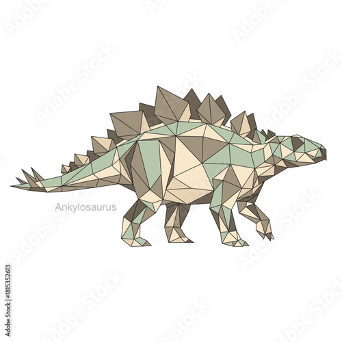 Ankylosaurus Cubism