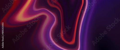 Vibrant abstract fluid background with glowing red, orange, and purple waves, creating a dynamic, energetic, and modern gradient flow.