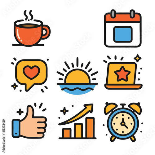 Happy monday representing productivity and lifestyle related things starts our week with renewed focus and inspiration.