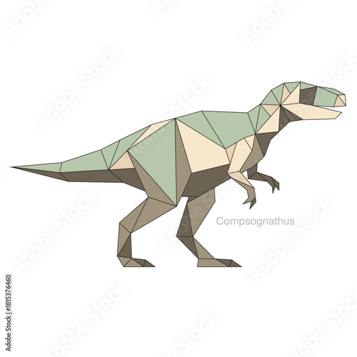 Compsognathus Cubism_01