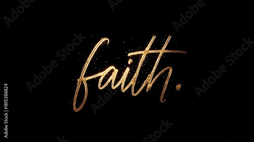 Faith: a message of Hope with Golden Text.