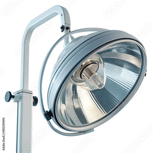 Modern surgical examination lamp providing bright, focused illumination for precise medical procedures and diagnostics in operating theaters