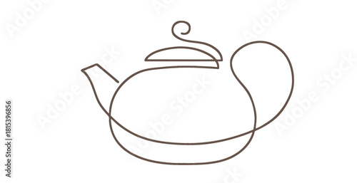 Teapot line art