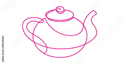 Teapot line art