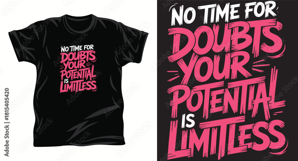 Fototapeta premium Proverb graphic vector t shirt design print.