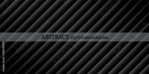 Black background overlap dimension with editable area. Modern design. Vector illustration