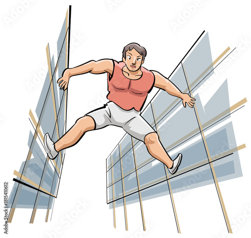 オブスタクルスポーツ-スパイダーウォーク