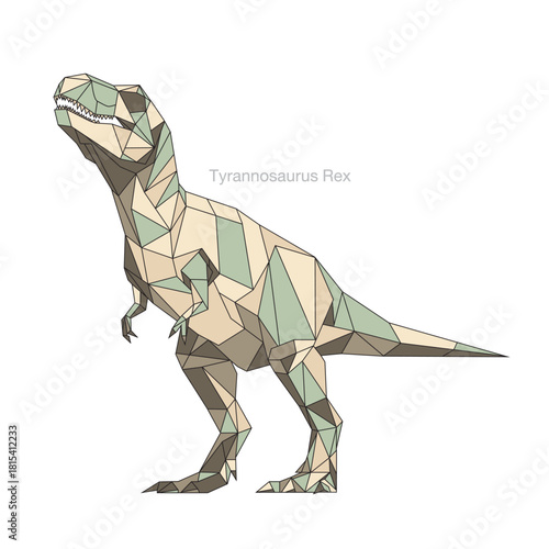 Tyrannosaurus Rex_02 Cubism
