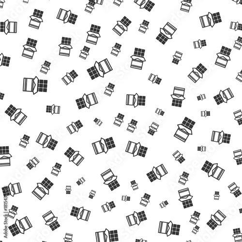 Cute Style Repeated Chocolate Bar Treat Wrapper Pattern Illustration