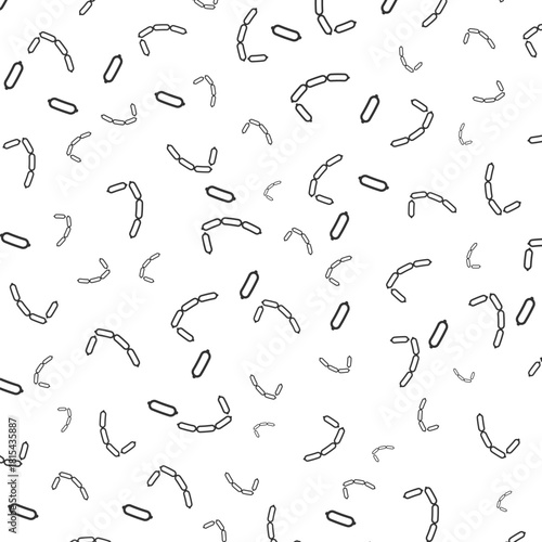 Minimalist Flat Sausage Seamless Pattern Food Product Background