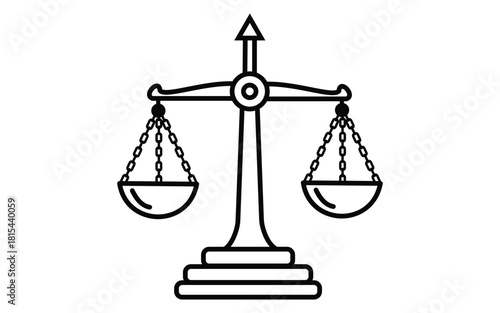 “Scales of Justice Icon Collection – Classic Legal Balance Symbols and Vintage Law Silhouette Set”