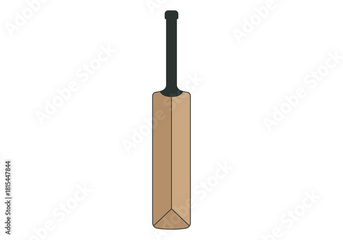 cricket bat isolated on white background. 