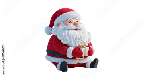 santa claus isolated on white